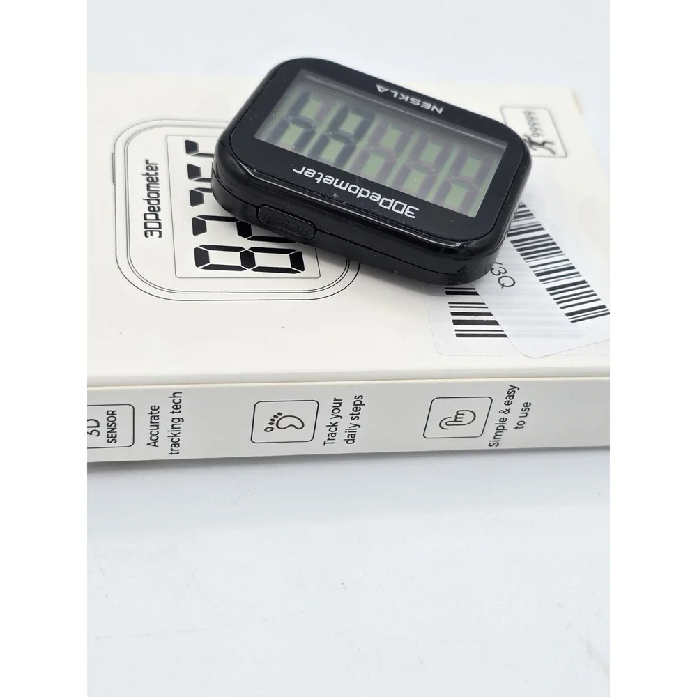 NESKLA Pedometer for Walking -‎ Simple Step Counter for Walking - New Battery